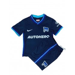 Fotbollströja Hertha Berlin Barn Bortaställ 2021-2022 Kort ärm