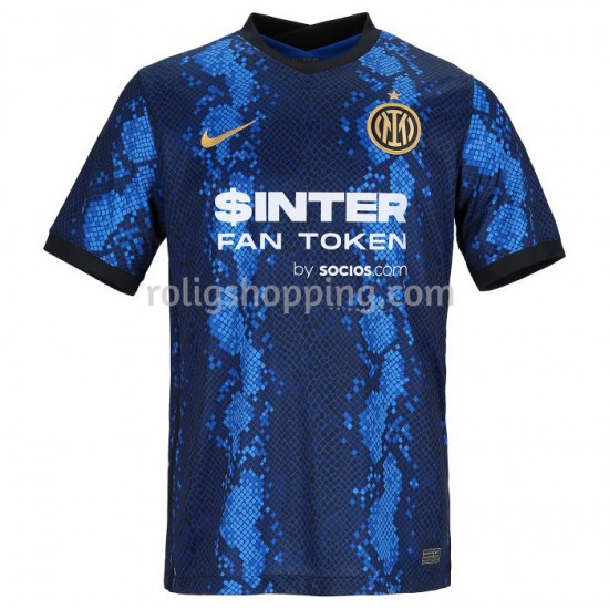 Fotbollströja Inter Milan Hemmaställ 2021-2022 Kort ärm