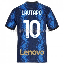 Fotbollströja Inter Milan Lautaro Martinez 10 Hemmaställ 2021-2022 Kort ärm