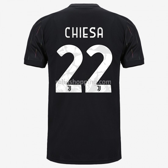 Fotbollströja Juventus Federico Chiesa 22 Bortaställ 2021-2022 Kort ärm