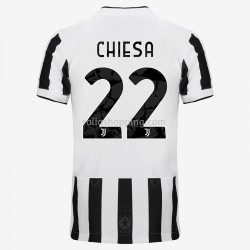 Fotbollströja Juventus Federico Chiesa 22 Hemmaställ 2021-2022 Kort ärm