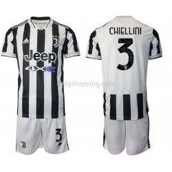 Fotbollströja Juventus Giorgio Chiellini 3 Barn Hemmaställ 2021-2022 Kort ärm