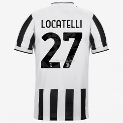 Fotbollströja Juventus Manuel Locatelli 27 Hemmaställ 2021-2022 Kort ärm