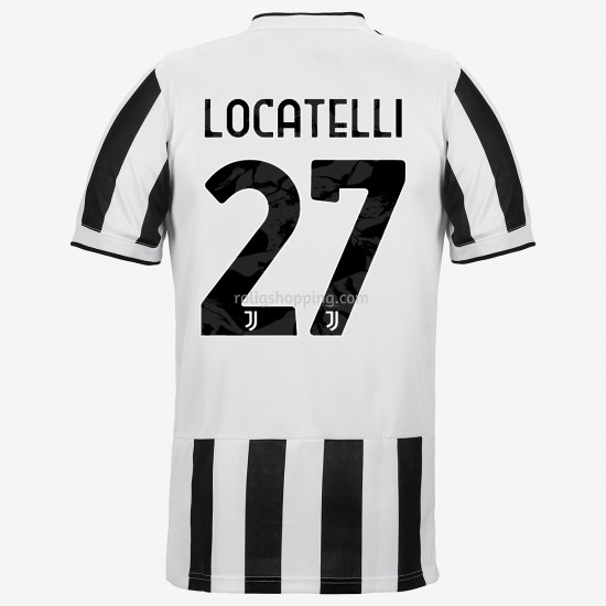 Fotbollströja Juventus Manuel Locatelli 27 Hemmaställ 2021-2022 Kort ärm