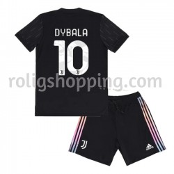 Fotbollströja Juventus Paulo Dybala 10 Barn Bortaställ 2021-2022 Kort ärm