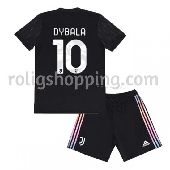 Fotbollströja Juventus Paulo Dybala 10 Barn Bortaställ 2021-2022 Kort ärm
