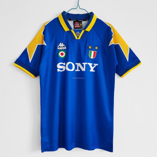 Fotbollströja Juventus Retro Bortaställ 1995-1996 Kort ärm