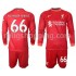 Fotbollströja Liverpool Alexander Arnold 66 Barn Hemmaställ 2021-2022 Lång ärm