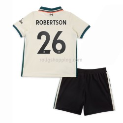 Fotbollströja Liverpool Andrew Robertson 26 Barn Bortaställ 2021-2022 Kort ärm