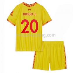Fotbollströja Liverpool Diogo Jota 20 Barn Tredjeställ 2021-2022 Kort ärm