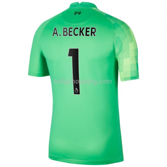 Fotbollströja Liverpool Målvakt A.Becker 1 Hemmaställ 2021-2022 Kort ärm