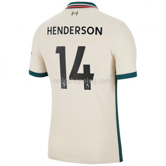 Fotbollströja Liverpool Henderson 14 Bortaställ 2021-2022 Kort ärm