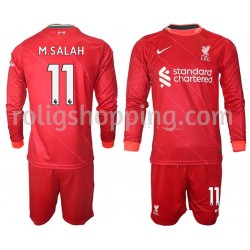 Fotbollströja Liverpool M.Salah 11 Barn Hemmaställ 2021-2022 Lång ärm