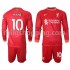 Fotbollströja Liverpool Mane 10 Barn Hemmaställ 2021-2022 Lång ärm