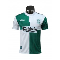 Fotbollströja Liverpool Retro Bortaställ 1995 Kort ärm