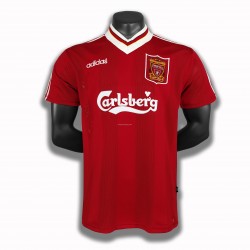 Fotbollströja Liverpool Retro Hemmaställ 1995 Kort ärm