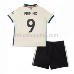 Fotbollströja Liverpool Roberto Firmino 9 Barn Bortaställ 2021-2022 Kort ärm