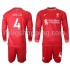 Fotbollströja Liverpool VIRGIL 4 Barn Hemmaställ 2021-2022 Lång ärm