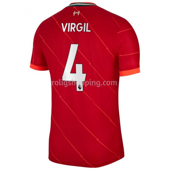 Fotbollströja Liverpool Virgil Van Dijk 4 Hemmaställ 2021-2022 Kort ärm