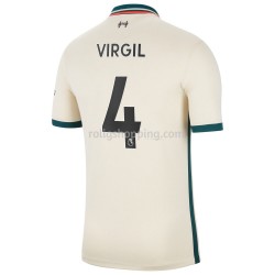 Fotbollströja Liverpool Virgil van Dijk 4 Bortaställ 2021-2022 Kort ärm