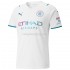 Fotbollströja Manchester City Bortaställ 2021-2022 Kort ärm