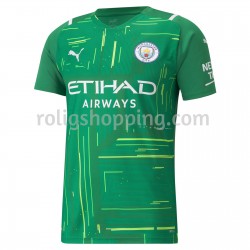Fotbollströja Manchester City Målvakt Bortaställ 2021-2022 Kort ärm