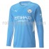Fotbollströja Manchester City Hemmaställ 2021-2022 Lång ärm
