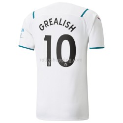 Fotbollströja Manchester City Jack Grealish 10 Bortaställ 2021-2022 Kort ärm