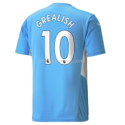 Fotbollströja Manchester City Jack Grealish 10 Hemmaställ 2021-2022 Kort ärm