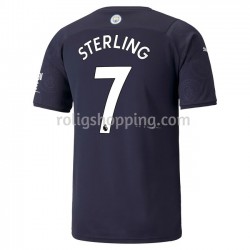 Fotbollströja Manchester City Raheem Sterling 7 Fjärdeställ 2021-2022 Kort ärm