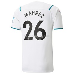 Fotbollströja Manchester City Riyad Mahrez 26 Bortaställ 2021-2022 Kort ärm