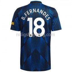 Fotbollströja Manchester United Bruno Fernandes 18 Tredjeställ 2021-2022 Kort ärm