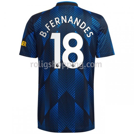 Fotbollströja Manchester United Bruno Fernandes 18 Tredjeställ 2021-2022 Kort ärm