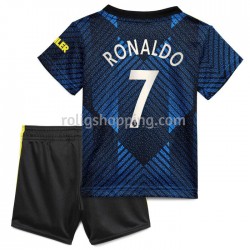 Fotbollströja Manchester United Cristiano Ronaldo 7 Barn Tredjeställ 2021-2022 Kort ärm