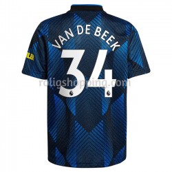 Fotbollströja Manchester United Donny van de Beek 34 Tredjeställ 2021-2022 Kort ärm