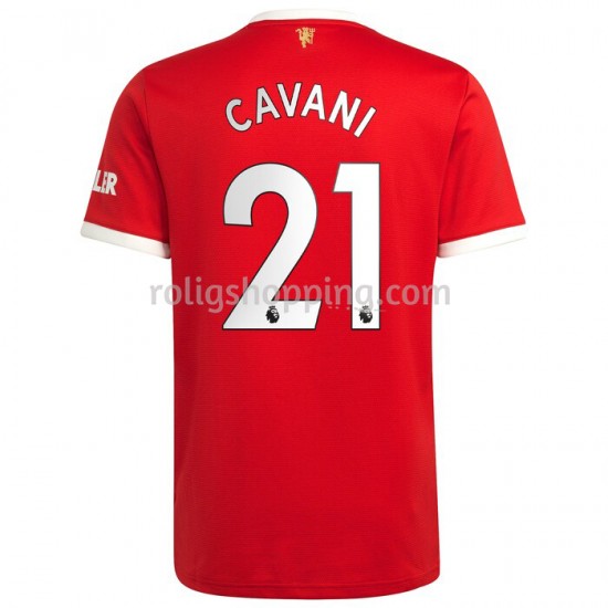 Fotbollströja Manchester United Edinson Cavani 21 Hemmaställ 2021-2022 Kort ärm