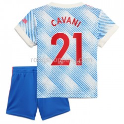 Fotbollströja Manchester United Edinson Cavani 21 Barn Bortaställ 2021-2022 Kort ärm