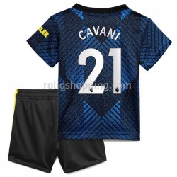Fotbollströja Manchester United Edinson Cavani 21 Barn Tredjeställ 2021-2022 Kort ärm