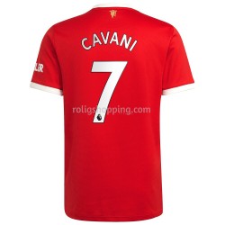 Fotbollströja Manchester United Edinson Cavani 7 Hemmaställ 2021-2022 Kort ärm