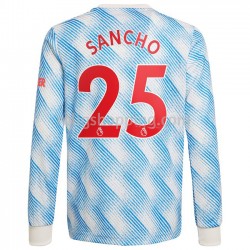 Fotbollströja Manchester United Jadon Sancho 25 Bortaställ 2021-2022 Lång ärm