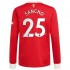 Fotbollströja Manchester United Jadon Sancho 25 Hemmaställ 2021-2022 Lång ärm