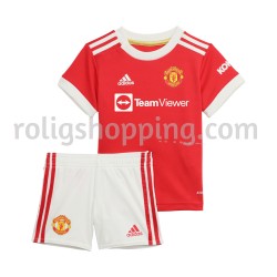 Fotbollströja Manchester United Barn Hemmaställ 2021-2022 Kort ärm