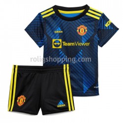 Fotbollströja Manchester United Barn Tredjeställ 2021-2022 Kort ärm
