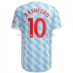 Fotbollströja Manchester United Marcus Rashford 10 Bortaställ 2021-2022 Kort ärm