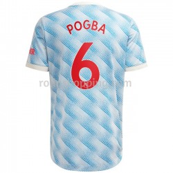 Fotbollströja Manchester United Paul Pogba 6 Bortaställ 2021-2022 Kort ärm