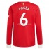 Fotbollströja Manchester United Paul Pogba 6 Hemmaställ 2021-2022 Lång ärm