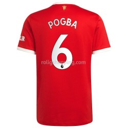 Fotbollströja Manchester United Paul Pogba 6 Hemmaställ 2021-2022 Kort ärm