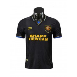 Fotbollströja Manchester United Retro Bortaställ 1994 Kort ärm