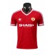 Fotbollströja Manchester United Retro Hemmaställ 1986 Kort ärm
