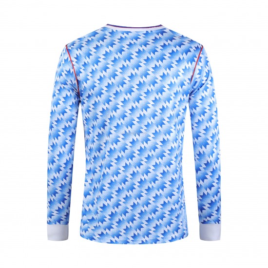 Fotbollströja Manchester United Retro Hemmaställ 1992 Lång ärm